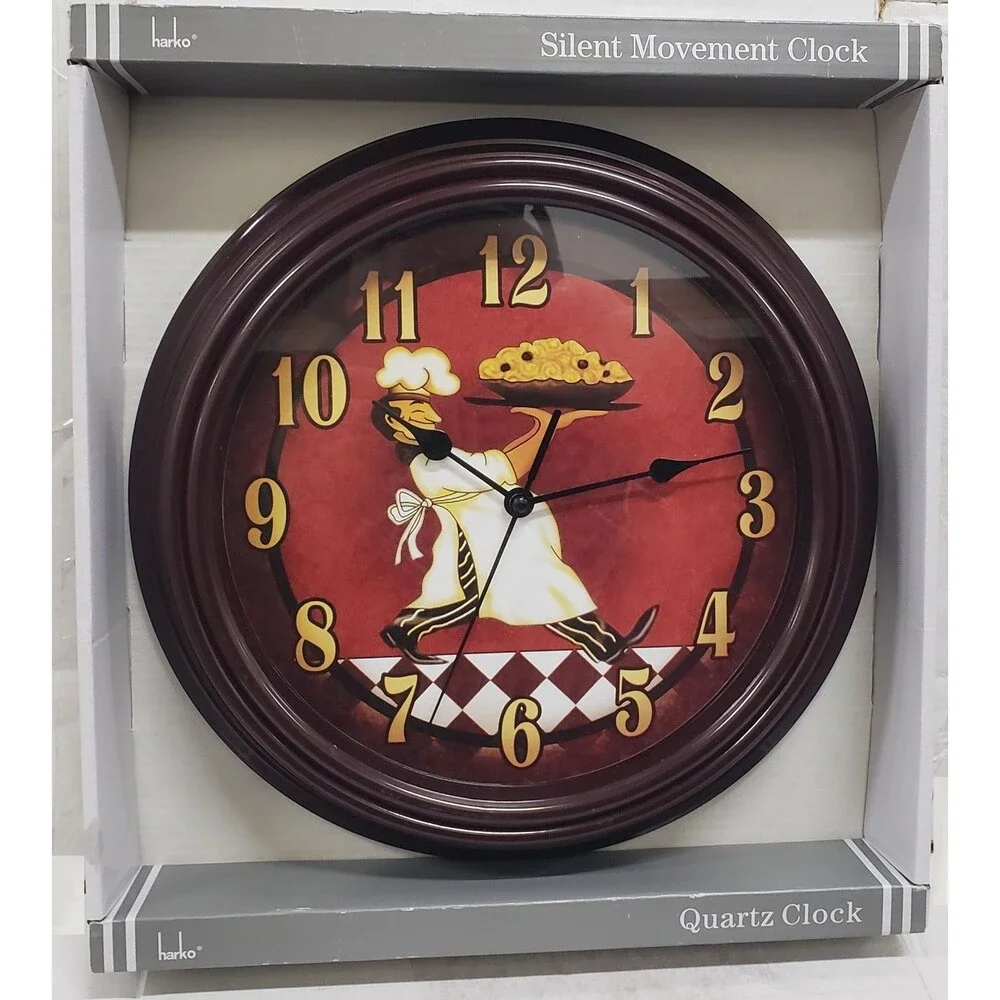 Plastic Kitchen Wall Clock, 12
